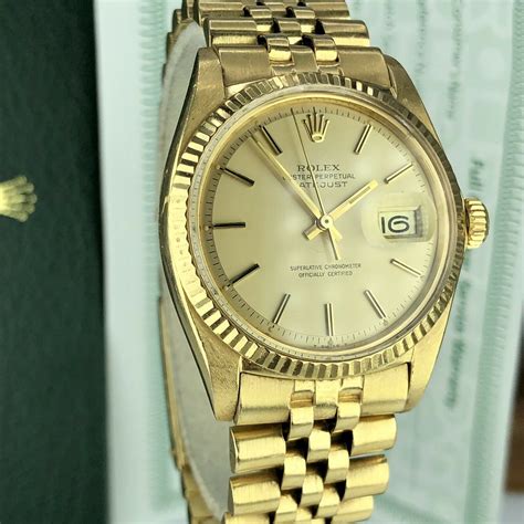 rolex datejust 1601 in gold|Rolex Datejust 1601 for sale.